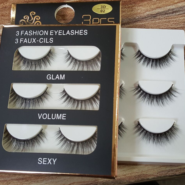 3D silk fur eyelash handmade eyelash L123